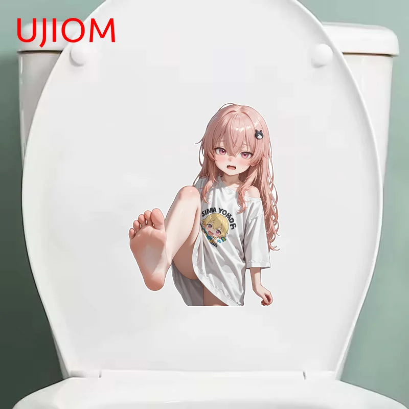 UJIOM Cute Anime Loli Sajuna Inui Wall Sticker High Quality Switch Panel Bedroom Decals Scratch Proof Adhesive Murals Decor