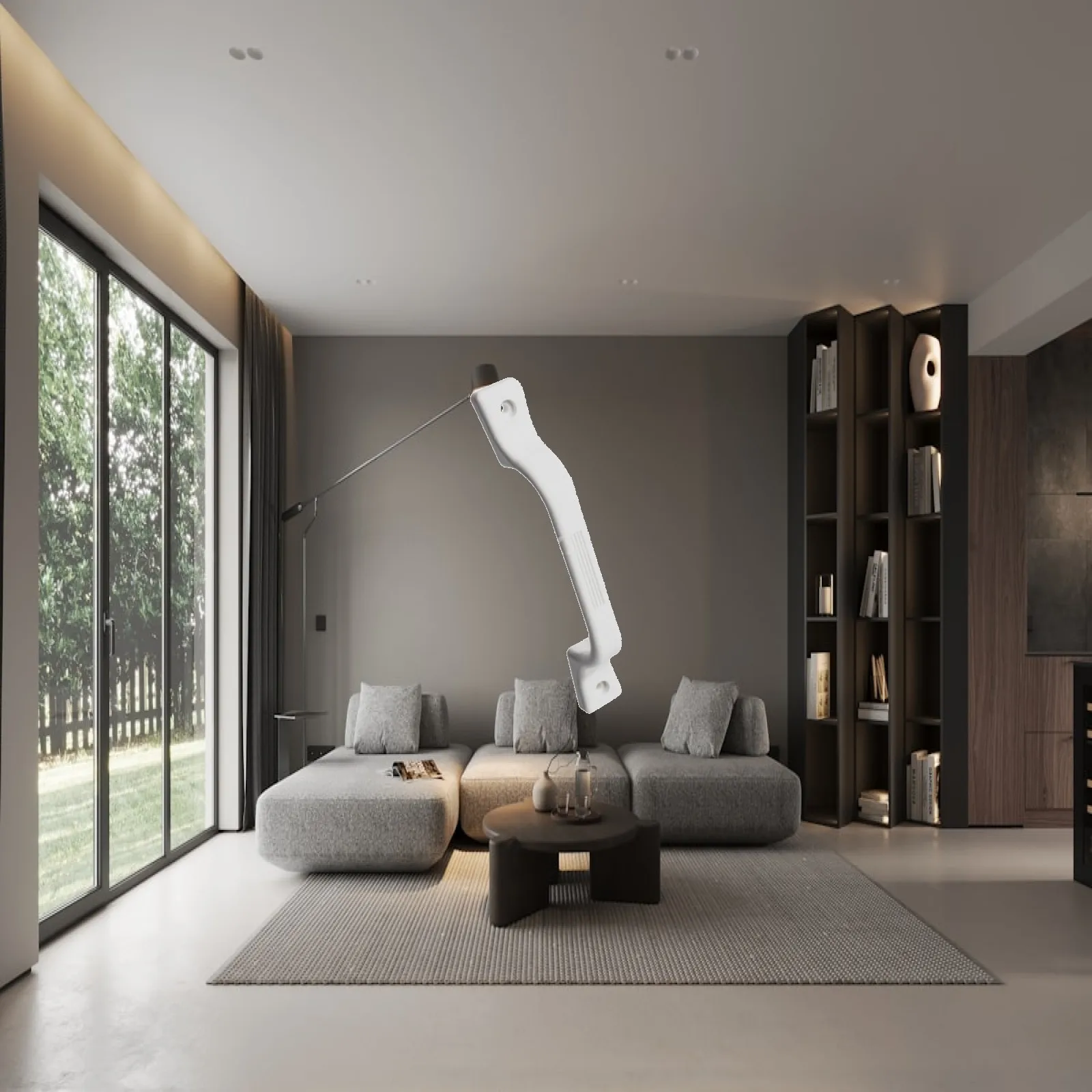 2x RV Grab Handle Sturdy Polypropylene Entry Bar Exterior Ramp Door Accessory Replacement Suitable for RVs Boats Home Furniture