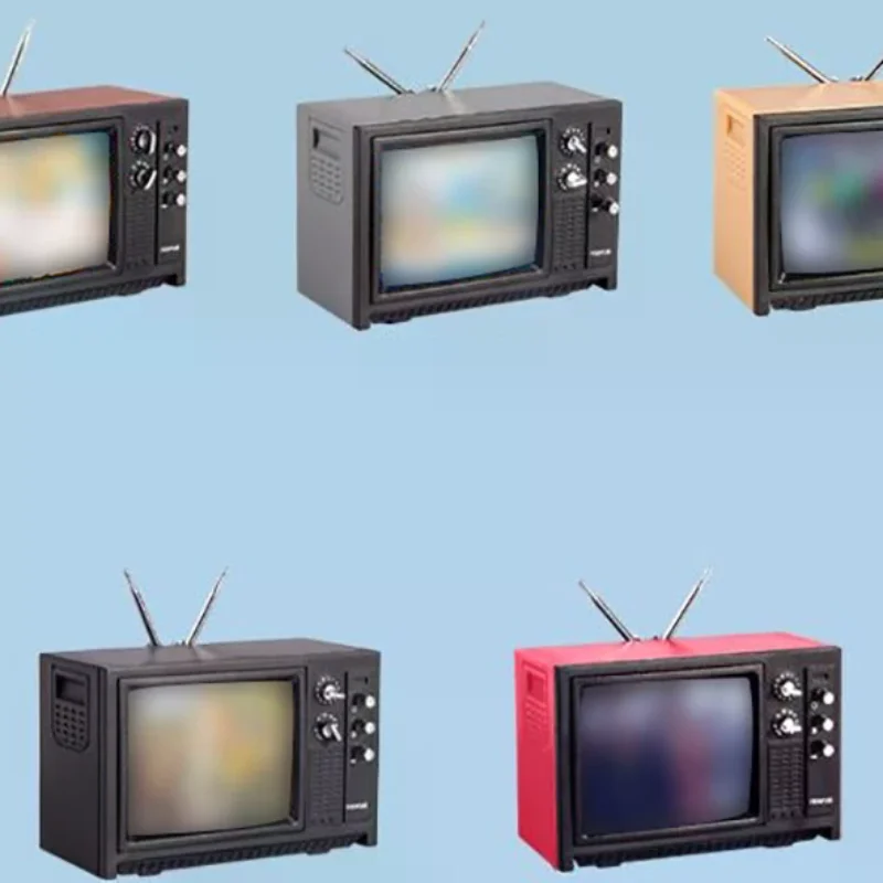 جديد جودة عالية دمية مصغرة الحلي البسيطة الرجعية لعبة التلفزيون الحلي