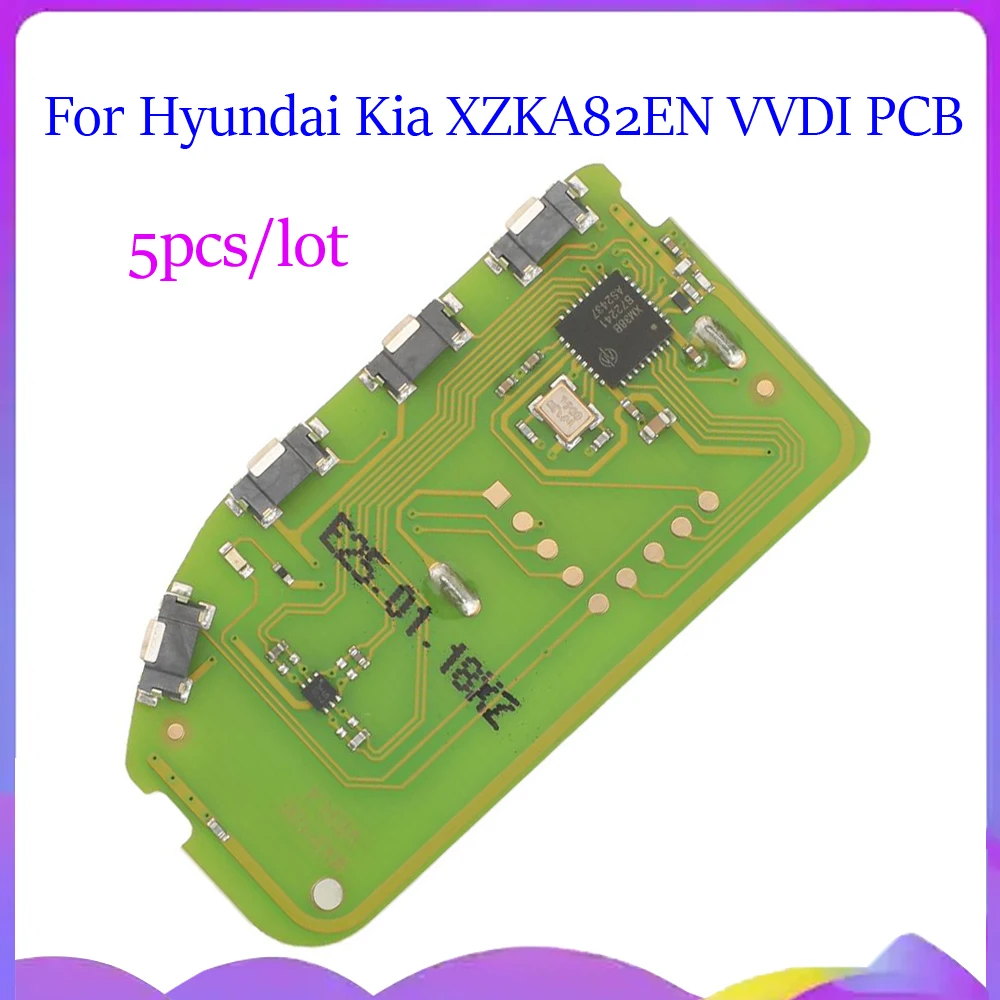 jingyuqin New 5pcs 4B XZKA82EN Universal PCB Exclusively For Hyundai Kia Special Keyless Circuit Board Programming Xhorse VVDI
