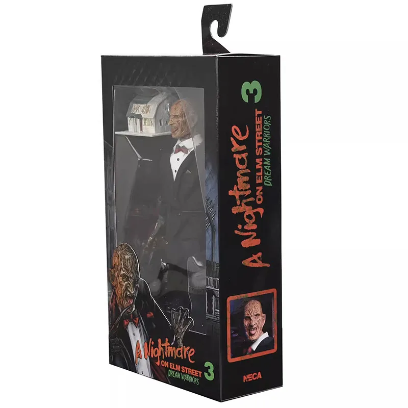 NECA14956 فريدي كروجر الشكل فيلم كابوس على شارع الدردار عمل التماثيل أنيمي 8 بوصة المنقولة نموذج حلية الطرفية هدية #4