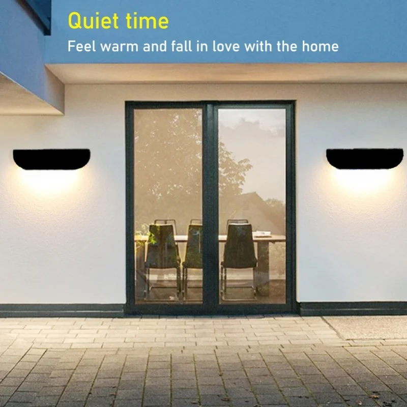 

LED Wall Light IP65 Waterproof Aluminum Wall Lamp 3000K Warm Light Wall Mount Sconces For Indoors Outdoors