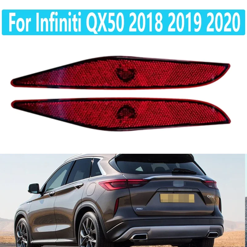 

For Infiniti QX50 2018 2019 2020 Car Rear Bumper Taillight Reflector Light Parking Brake Light Fog Light Signal Light