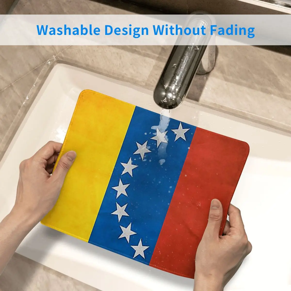 Venezuela Venezuelan Flag National Flag Of Venezuela Mouse Pad Gamer PC Laptop Mats Keyboard  Desk Mat 7x9 in 22x18 cm