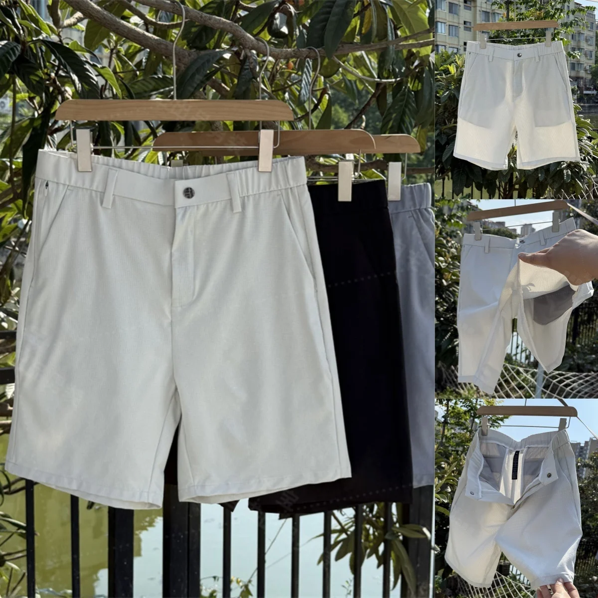 

Lightweight Breathable High Elastic Summer Busin Casual orts for Men Qui Dry LU Series Substitute Straight Leg ort P...