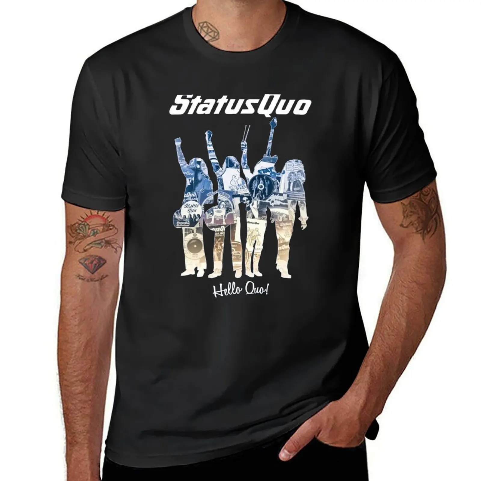 

Status Quo T-Shirt summer clothes plain t shirt for men