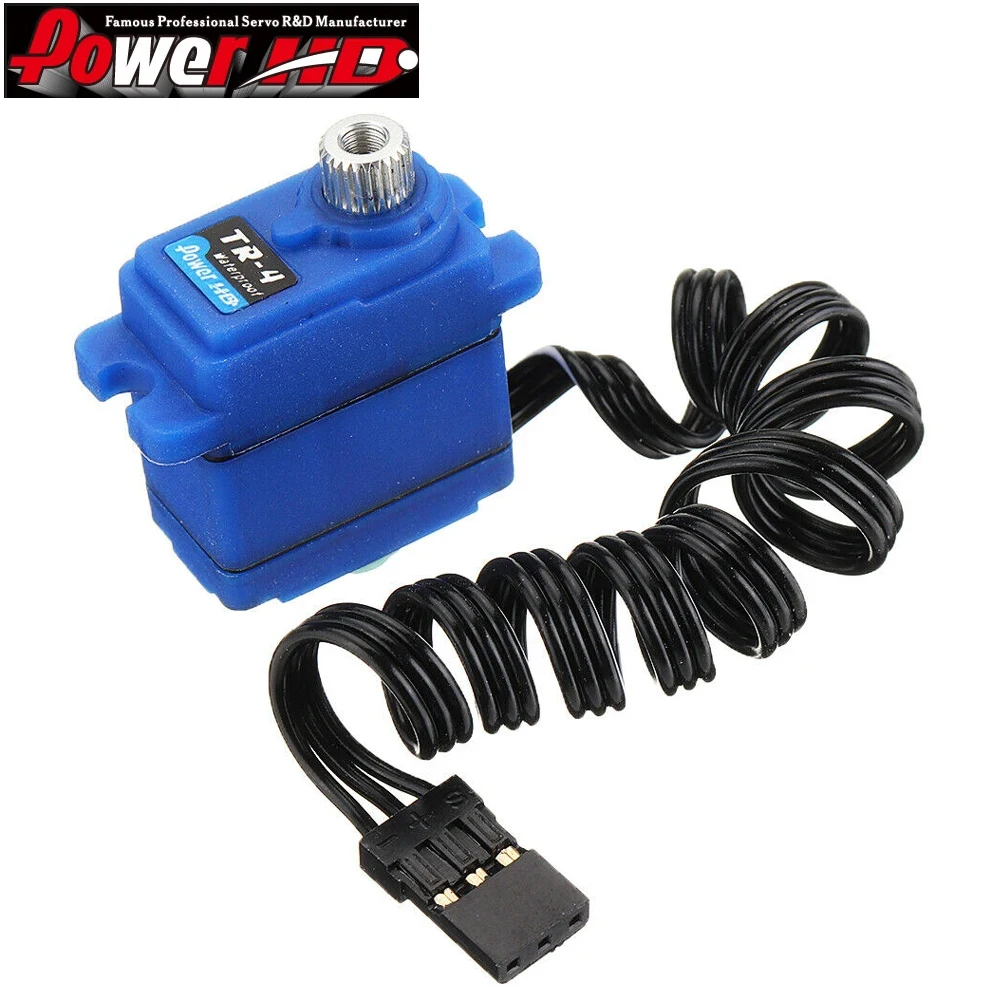 Power HD TR-4 TR4 4.8-7.4V 2.6KG Waterproof Metal Gear Mini Servo For TRX4 RC Vehicles 1/10 RC Car Truck Accessories Parts