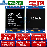 1~3PCS 1.5 Inch 4Pin 7Pin 128x128 OLED Shield Screen Module For Raspberry Pi For STM32 For Arduino