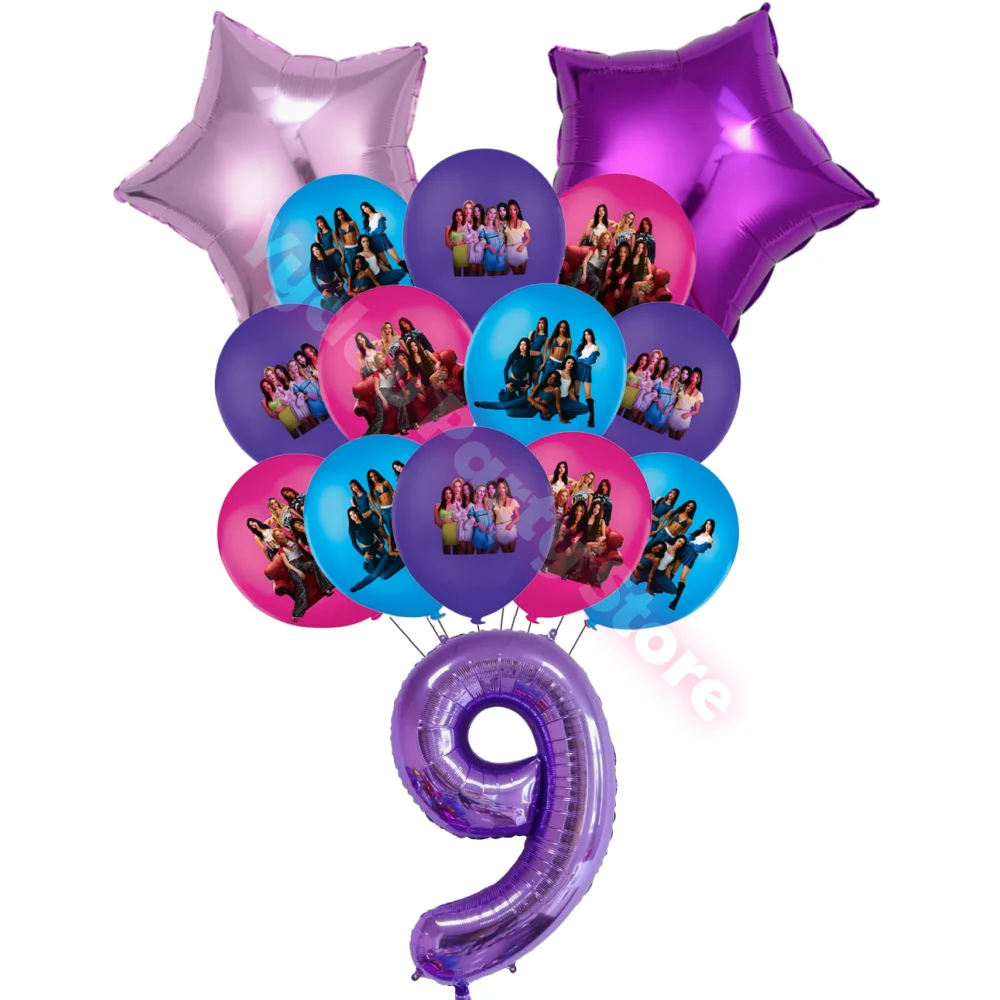 Idol K&Katseye Verjaardagsfeestje Gunsten Armband Sticker Sleutelhanger Kpop Meisje Ballonnen Feestdecoratie Fans Geschenken Babyshower Suppli