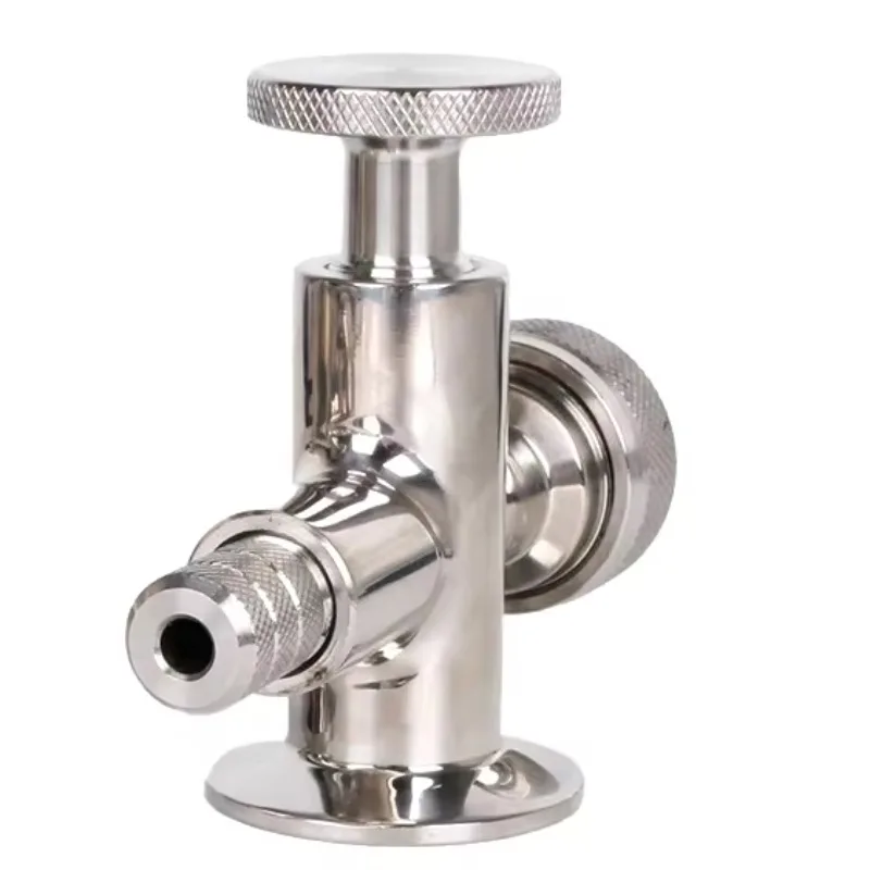 Sanitary Tri-Clamp Glass Tube Liquid Level Gauge 1/2" 3/4" 10Bar Level Indicator SS304 SS316L Cross Valves for Food Grade