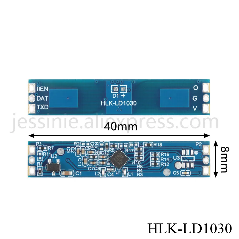 2pcs HLK-LD1030 10G X-band Radar Sensing Module LD1030 Intelligent Human Microwave Micro-motion Induction Switch Sensor Low Powe