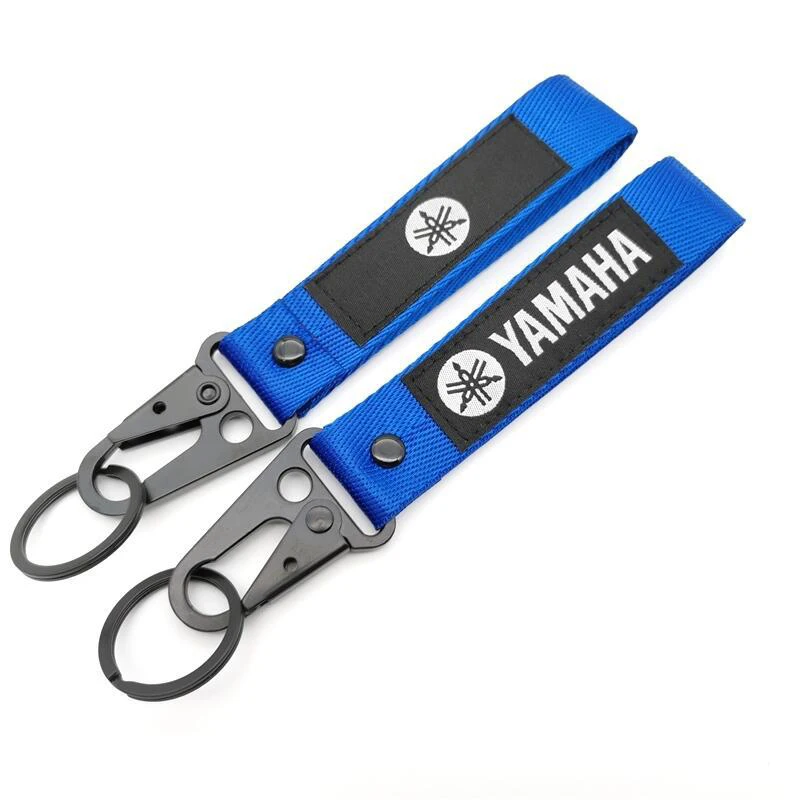 for yamaha keychain Business Gift Leather Key Chain Car Key Strap Waist Wallet Keyrings For Yamaha R1 R3 R25 Mt-09