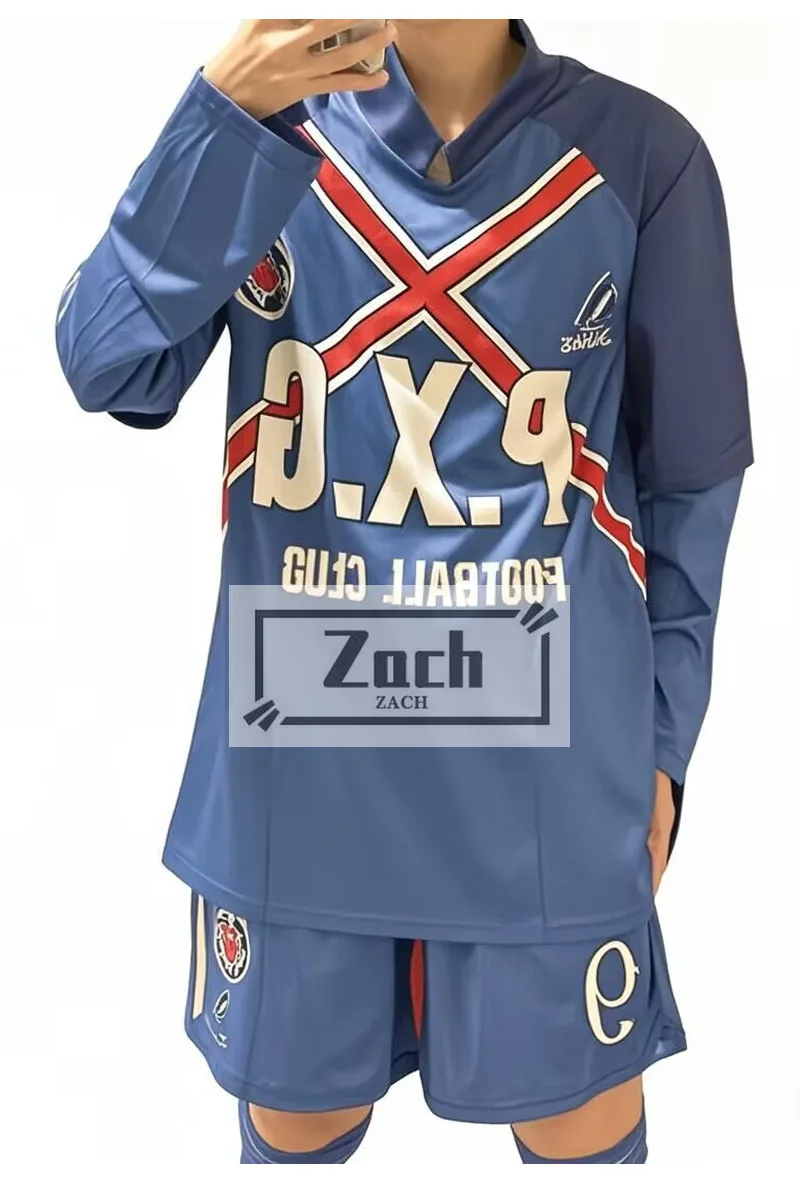 زي أنيمي تنكري مع شعر مستعار ، قفل أزرق ، رين إيتوشي ، شفالييه شيدو ، جيرسيه px.g ، زي كرة قدم مطرز ، بدلة رياضية