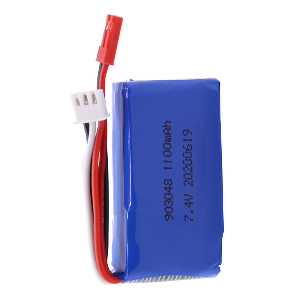 7.4V 1100mAh 903048 Lipo Batteria Per Wltoys V353 A949 A959 A969 A979 k929 RC Auto giocattoli Elicottero parti 7.4V Batteria ricaricabile