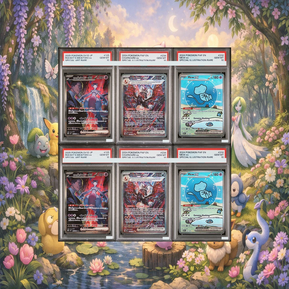 

SV 10 JP Rockets Mewtwo Ex Special Art Rare 2025 Anime PTCG Graded Collection Card GEM MT 10 Card Flash English Child Gifts