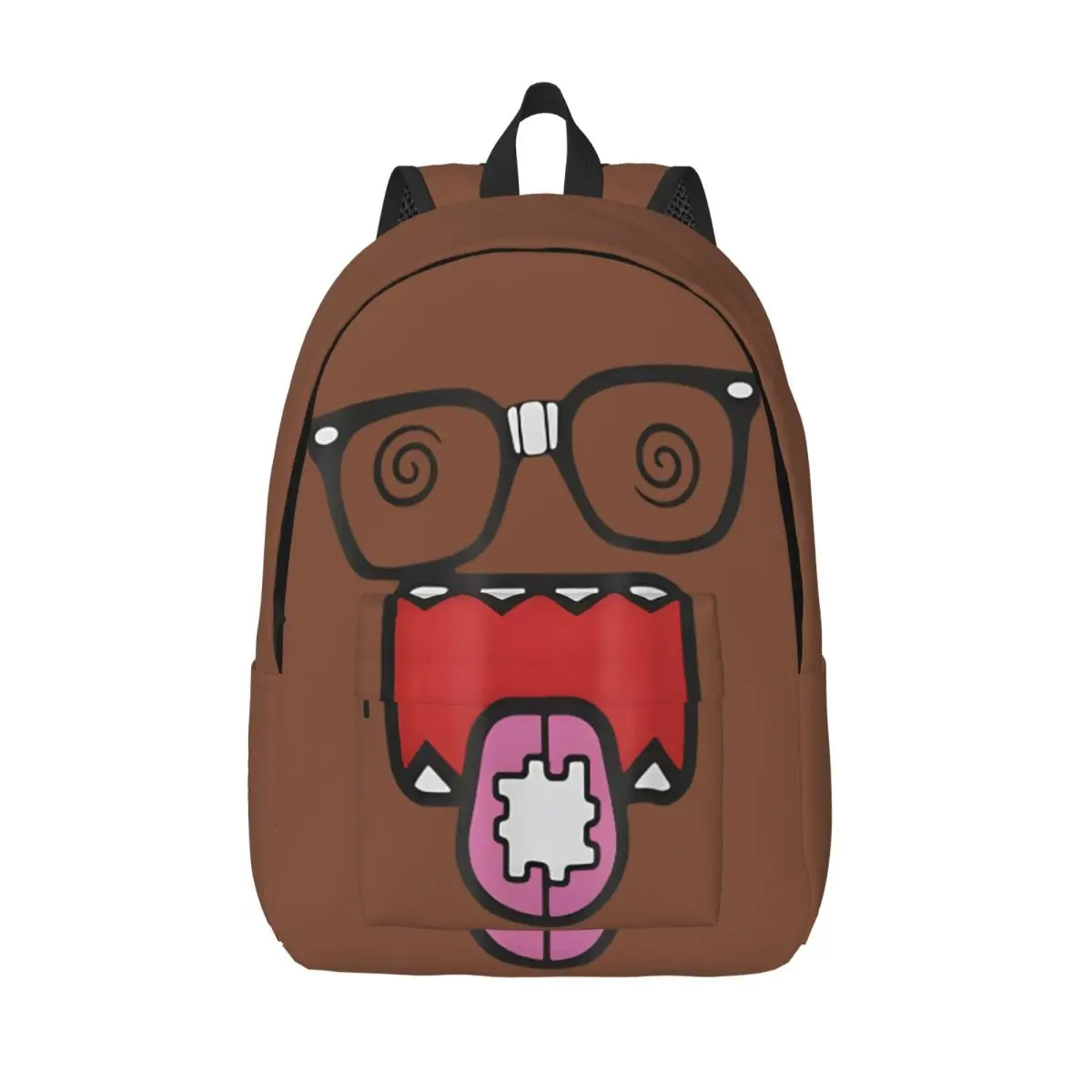 Meme Domo Kun Teenage Backpack Durable Student Business Anime Doll Daypack for Men Women Laptop Canvas Bags