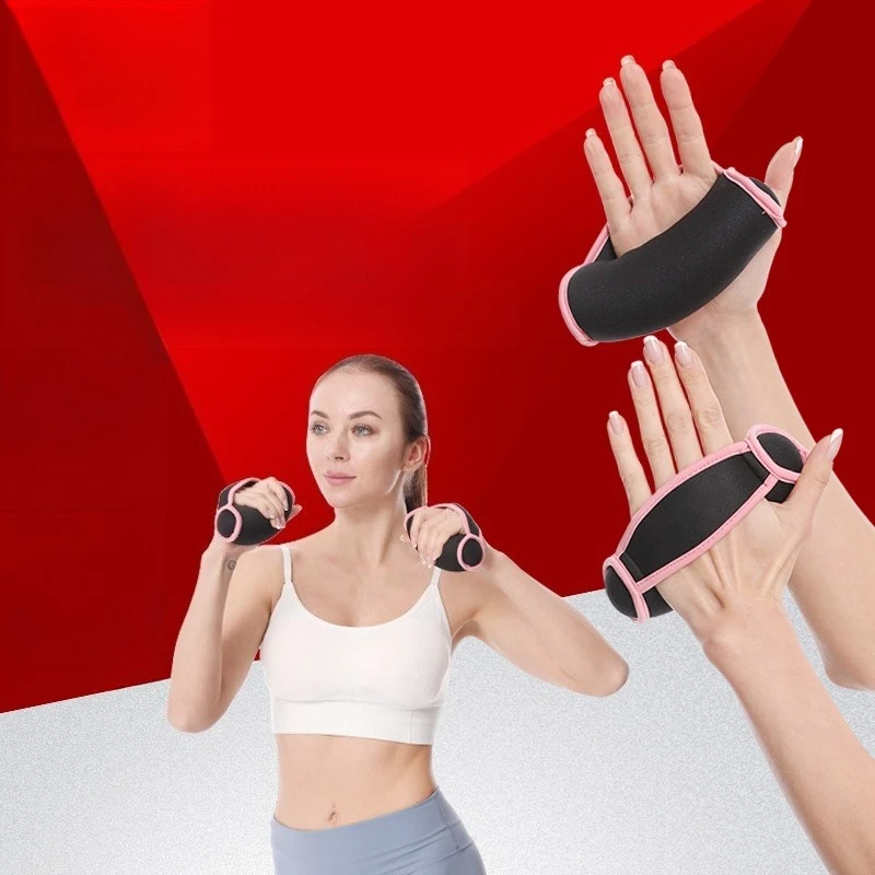 Bolsa de arena con mancuernas suaves y ponderadas para correr, brazos delgados para mujer, danza, Yoga, Fitness, agarre de mano moldeador, mancuernas con bolsa de arena