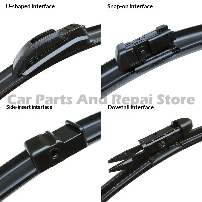 For Alfa Romeo 159 2004-2011 Auto Boneless Wiper Blades, Easy Installation Stable Operation
