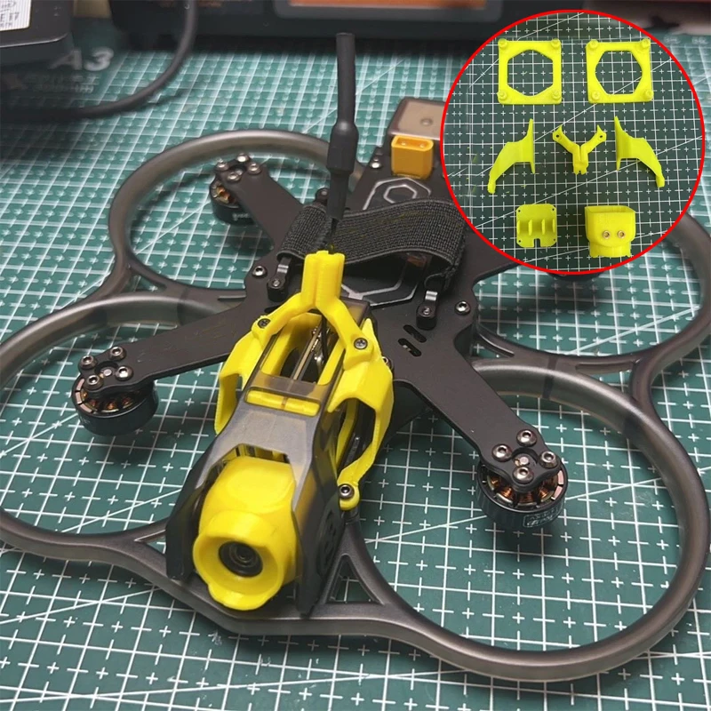 1Set For DJI O4 Lite Air Unit Mounting Kit Non-destructive Installation Fixing Cover Replacement for SpeedyBee Bee25 RC Drone