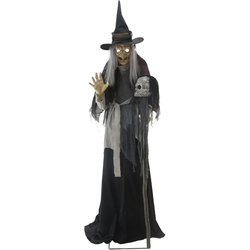 Witch Prop，Animatronic , Decorations ,Animated , Halloween Décor