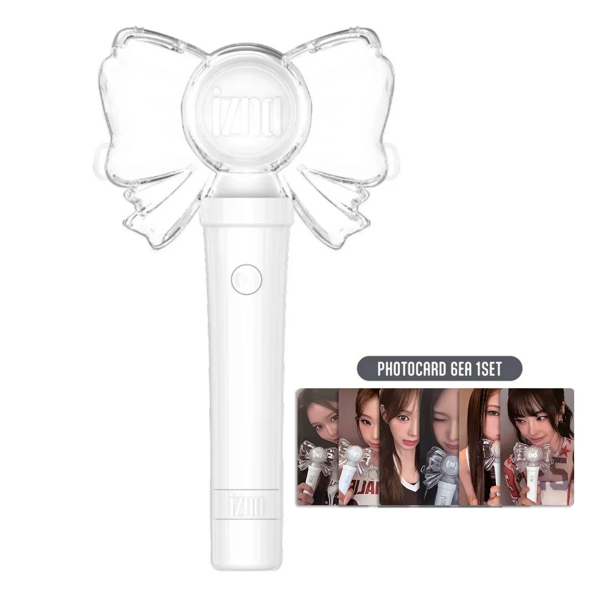 6pcs/set IDOLS Group IZNA Photo Card Pop-up Store Lightstick PhotoCard Set MAI BANGJEEMIN JIYOON SARANG JUNGEUN SAEBI Fans Gifts