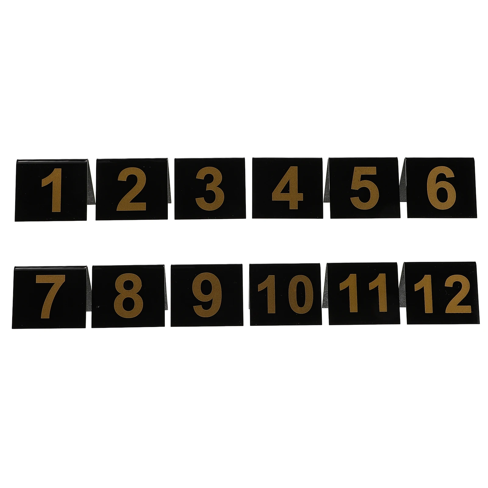 

12 Pcs Number Plate Crime Scene Decor Party Decorations Tents Investigation Props Detective Double Sided