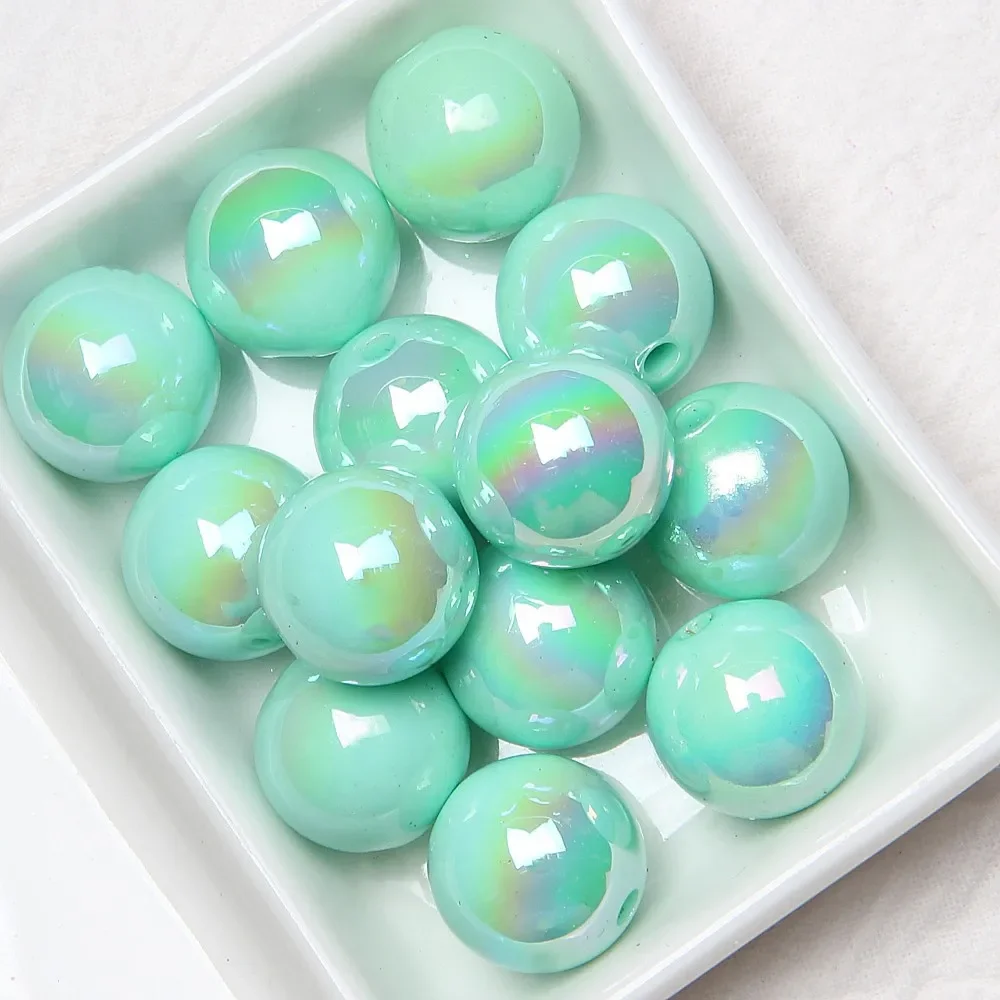 10 шт., разноцветные бусины для браслета