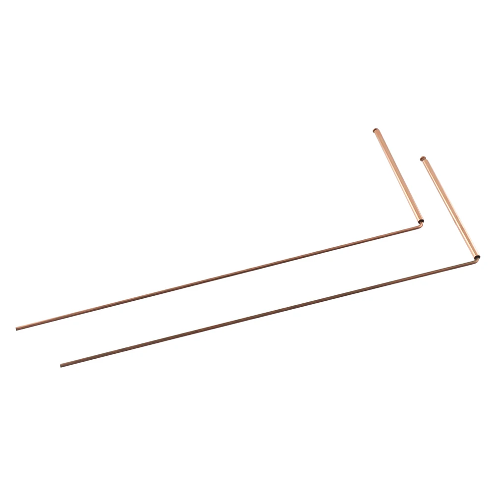 Copper Dowsing Rods Set 2pcs With Pendulum And Fortune Teller Mat For Divination Water Gold Metal Detecting And Paranormal Inves