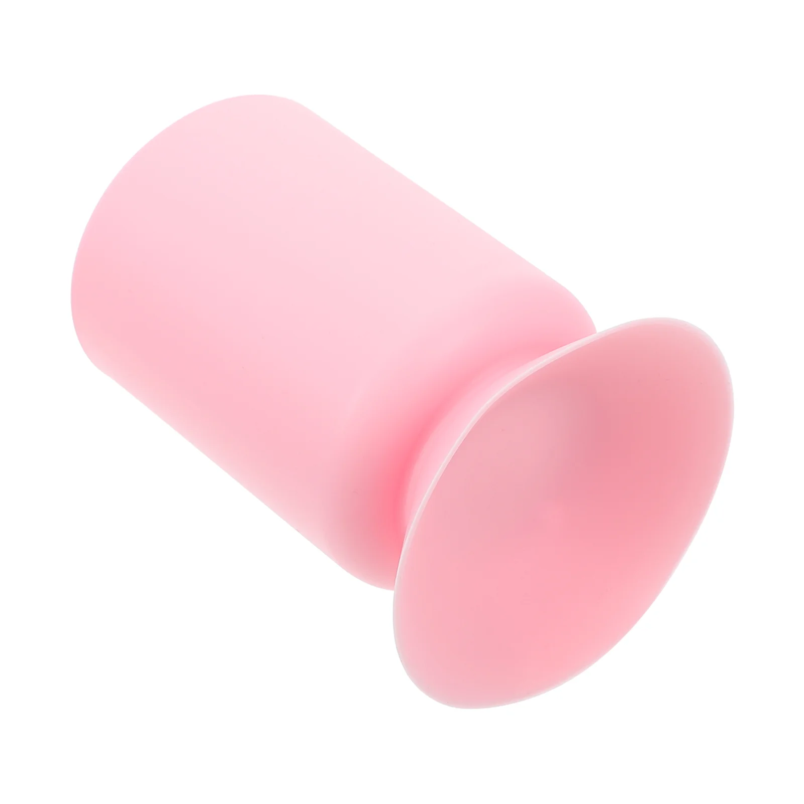 

Makeup Brush Holder for Vanity Silicone Suction Cup Pen Stand Non-slip Cosmetics Pink Storage Miss