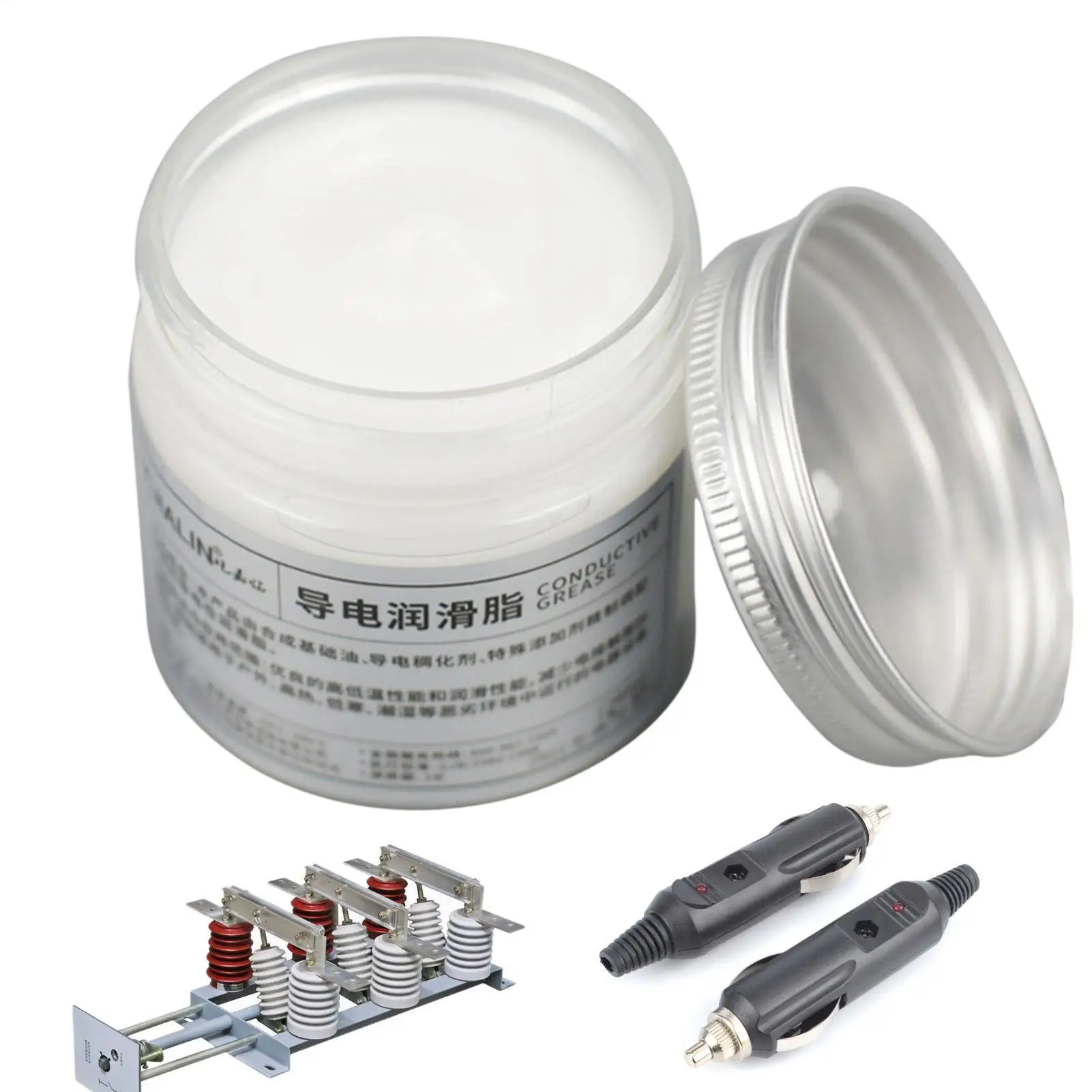 Electrical Conductive Paste 100g Circuit Component Oil Automotive Plug Conductive Grease For Low Resistance Value