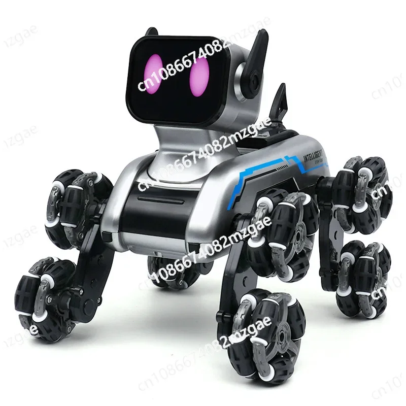 Intelligent Robotic Dog Gesture Sensing Deformation Eight Wheel Stunt Electric Mechanical Dog