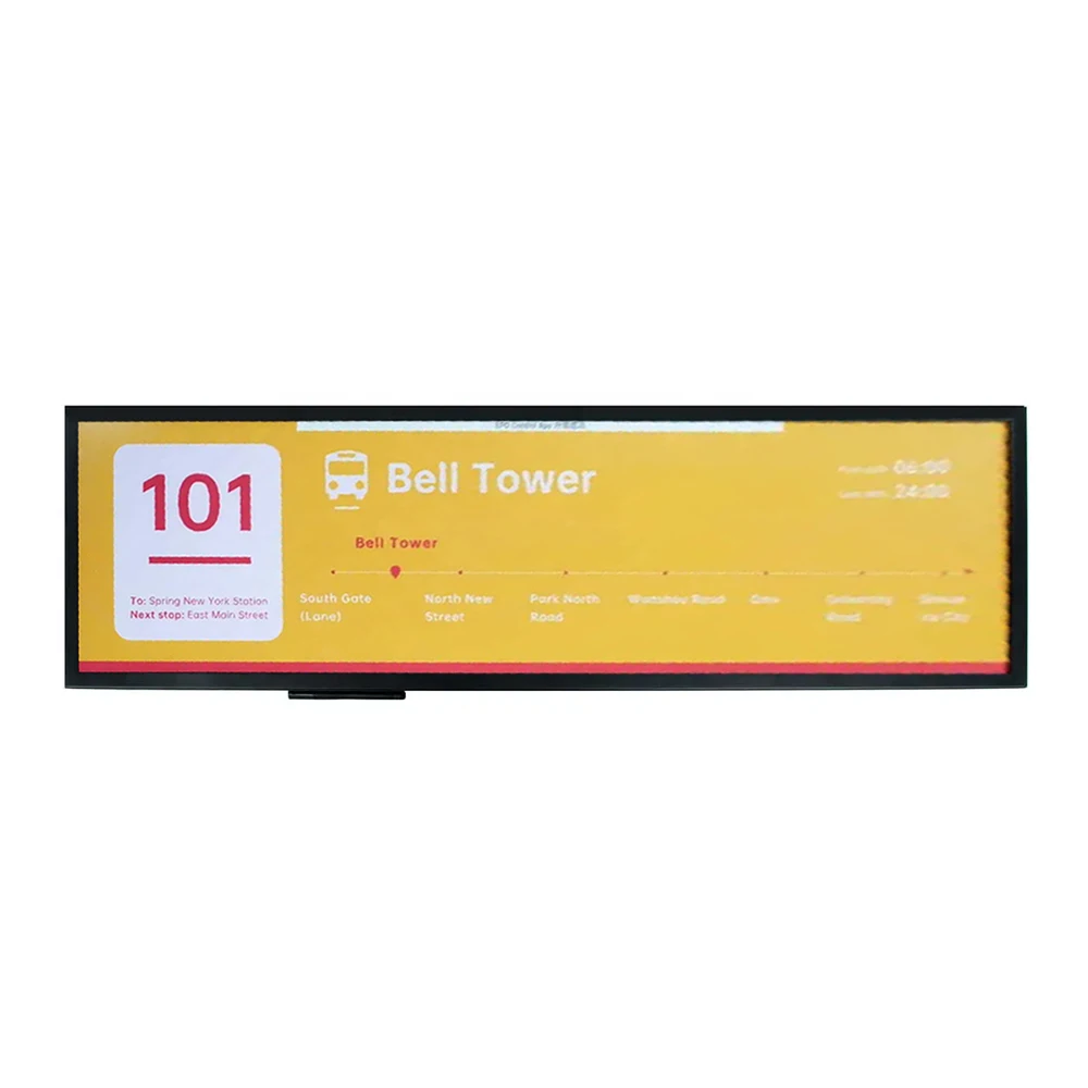 New Arrival Large Digital 28 Inch E Ink Gallery-Plus Full Color E Ink Screen E Ink Monitor Low-Power Large Size, Bus Stop Board