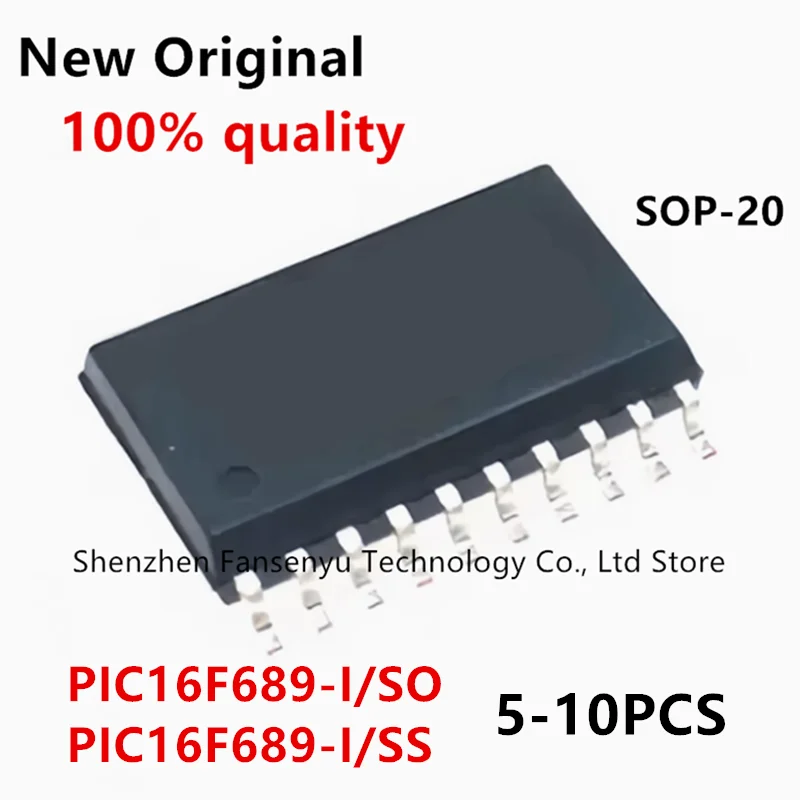 

(5-10piece)100% New PIC16F689-I/SO PIC16F689-I/SS PIC16F689 I/SO PIC16F689 I/SS sop-20 Chipset