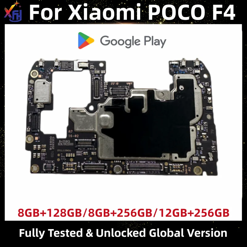 

Motherboards for Xiaomi POCO F4, 5G Mainboard, Original Unlocked Logic Board, Snapdragon 870, 128GB, 256GB, Global ROM