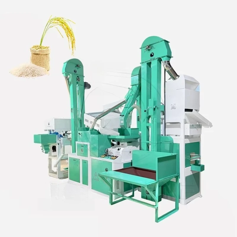 High-quality rice milling machine, fully automatic labor-saving and low-energy-consuming factory rice milling machine