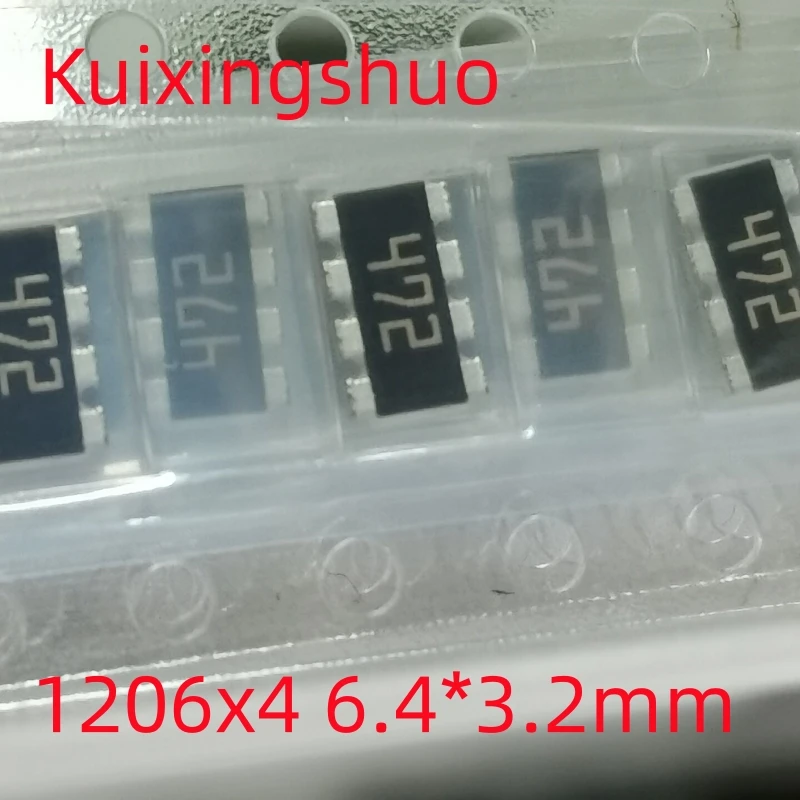 50PCS 1206x4 4.7K 5.1K 6.8K150 220 470R 1206*4 8P4R Resistor array components 1K 10K 47K 473 2K 202 2.2K 2K2 222 100k 104 103