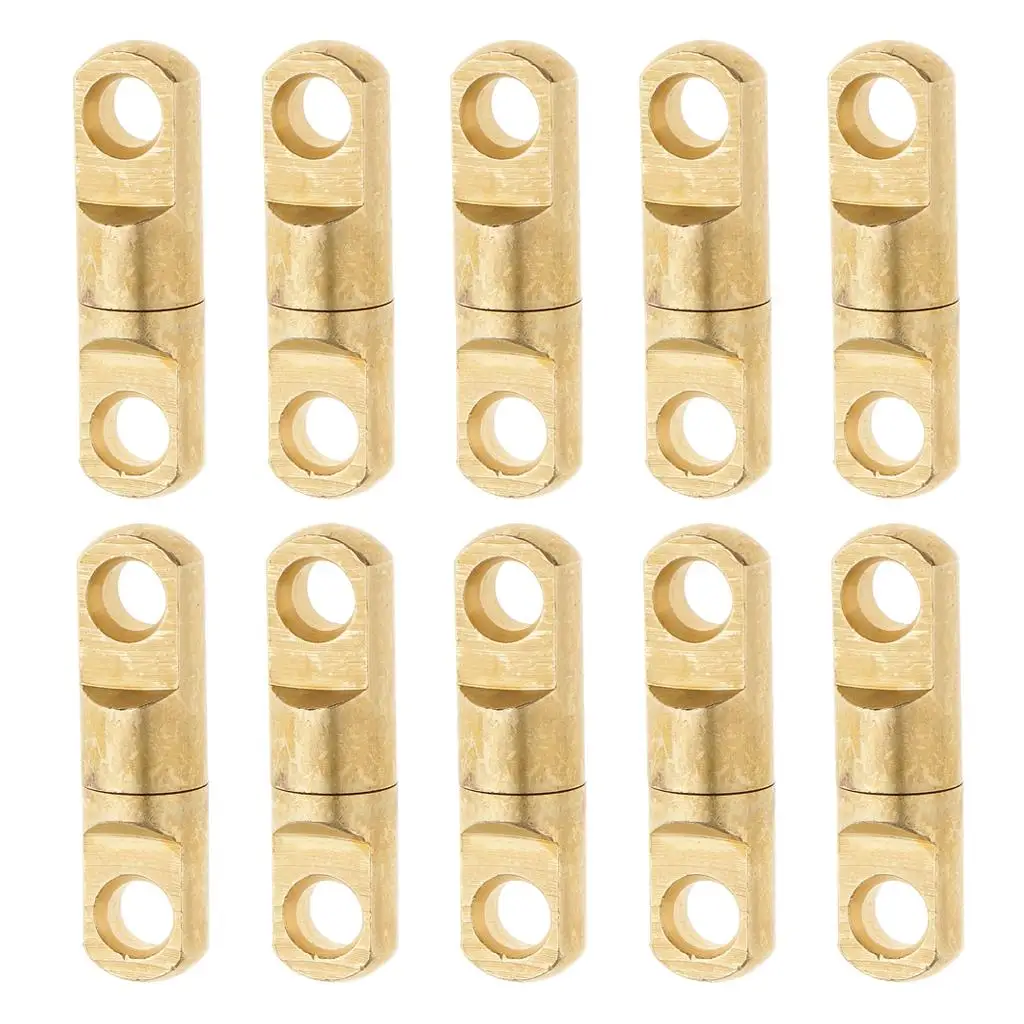 10pcs Heavy Duty Cylindrical Swivels (251lb) for Saltwater Big Game Fishing