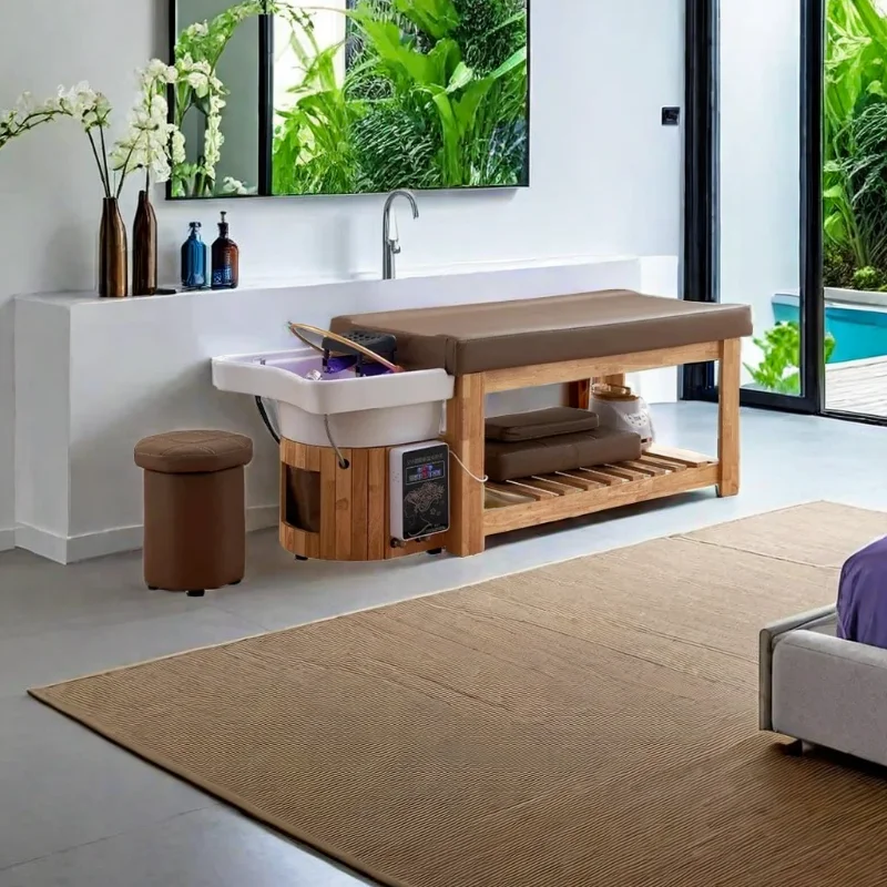 

Living Hair Wash Thai Shampoo Spa Chairs Armchairs Hairdressing Basin Chinese Beauty Washing Professional Chuveiro Salon Room