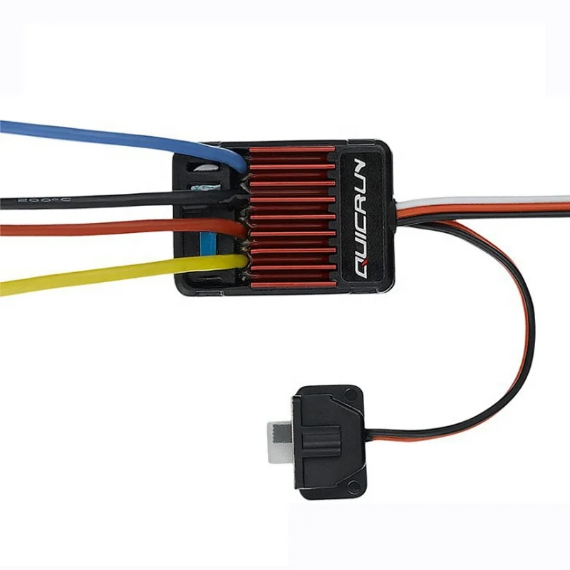 Hobbywing QuicRun 1625 25A 2-3S Regolatori di velocità spazzolati impermeabili ESC per 1/16 1/18 RC Auto Buggies Camion Crawler Giocattoli