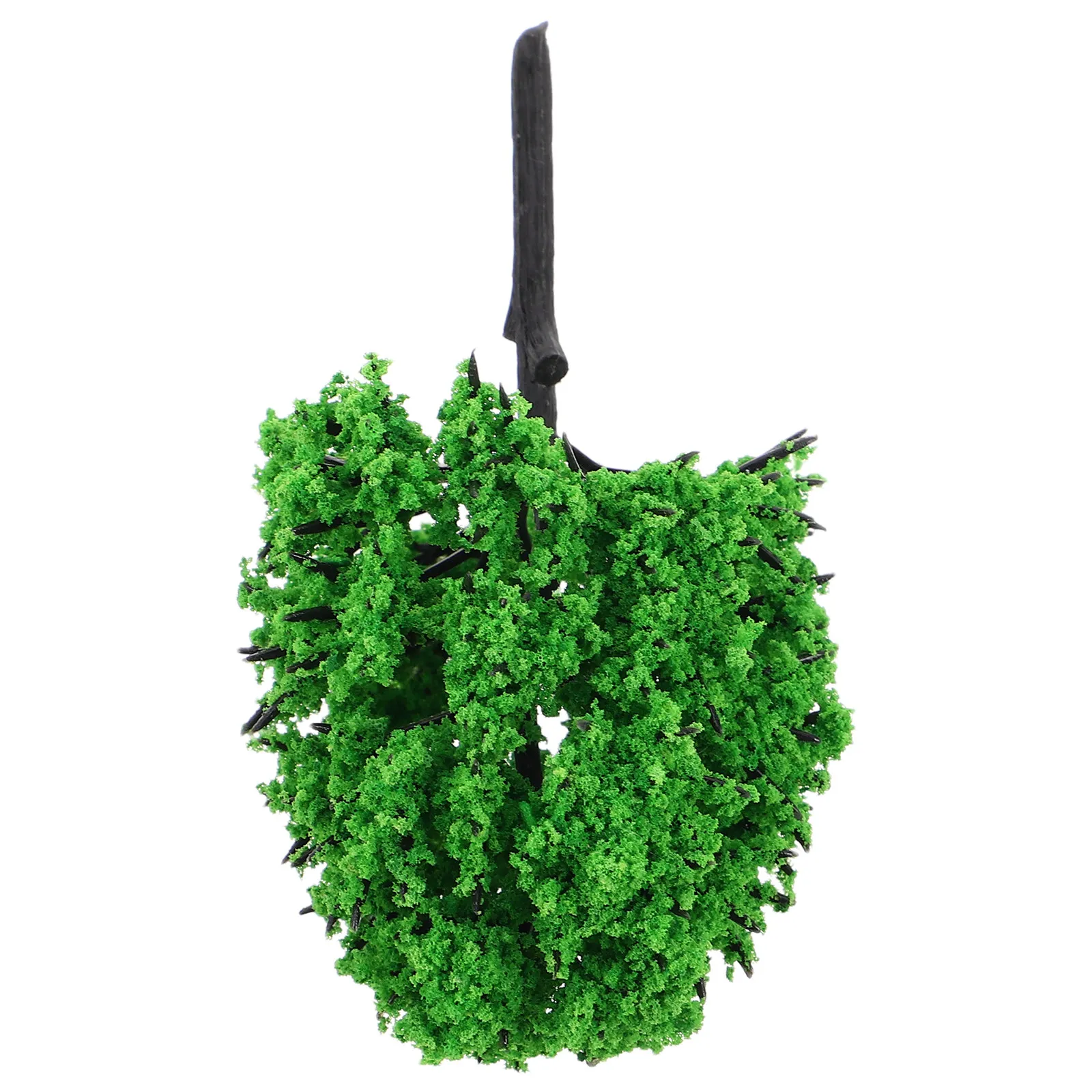 Mini Árboles Mixtos de Plástico, Árbol Falso Verde Natural, Accesorios para Diseño Arquitectónico de Paisajes, Dioramas y Maquetas de Trenes