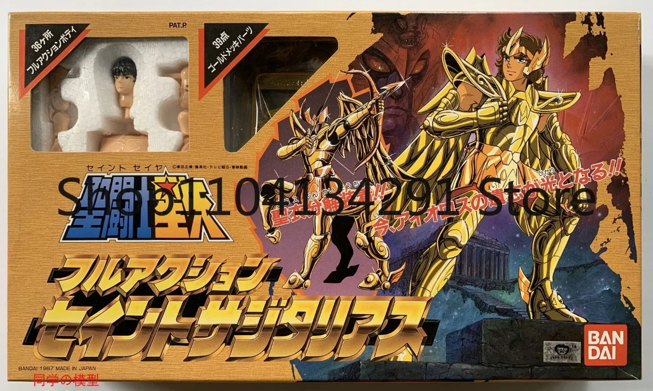 

Оригинальная сборная модель Bandai Saint Seiya Gold Cloth Sagittarius 15, полностью подвижная, коллекционная, подарок на день рождения