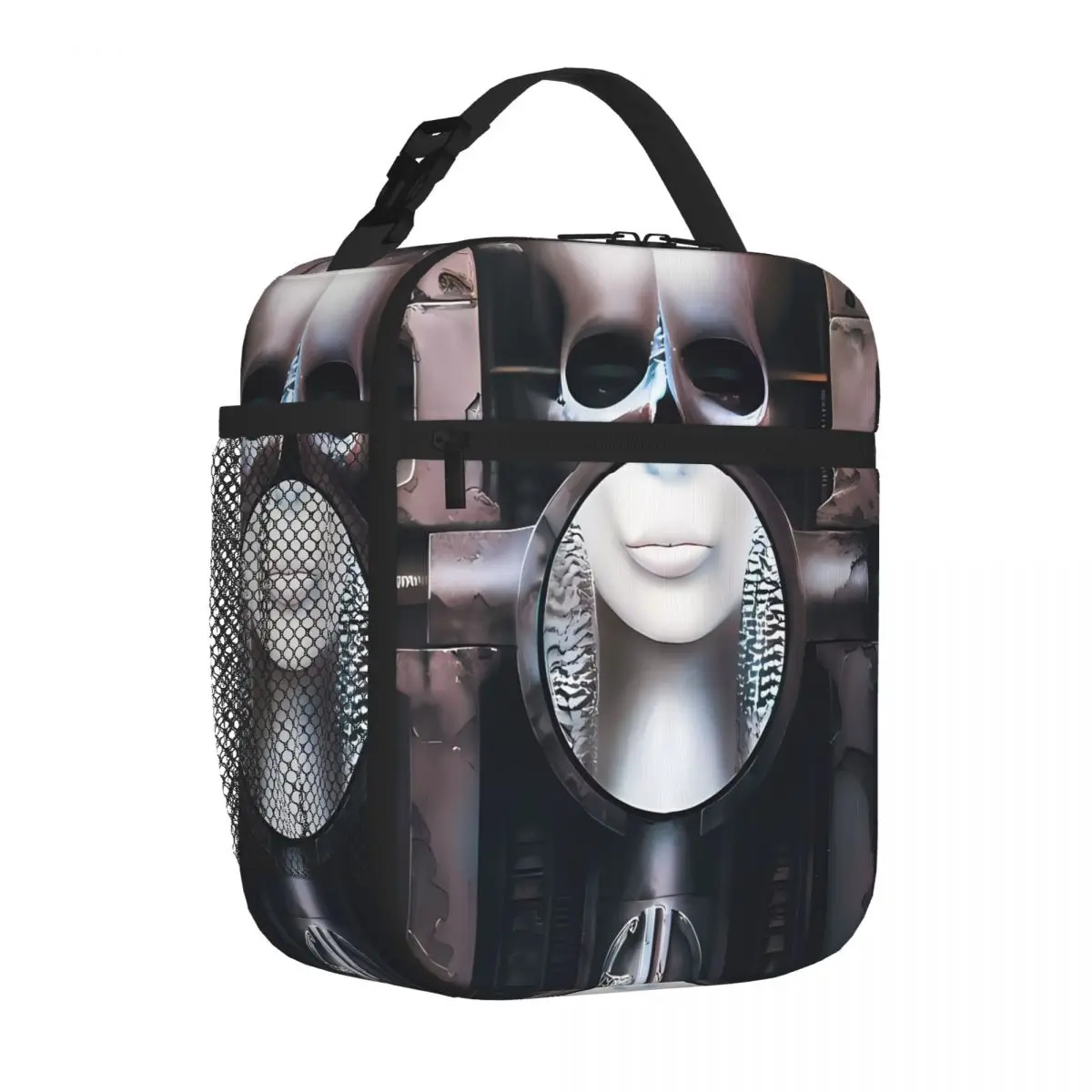 Bestselling Skull And Woman HR Giger Picnic Style Thermal Tote Family Outing Travel Lunch Bag