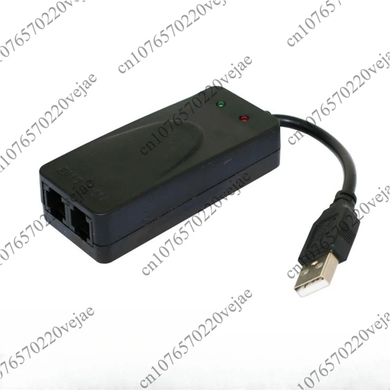 USB 2.0 56K Fax Modem, 56K External Modem, USB 56K External Dial Up Voice Fax Data Modem Fit for Win7 Win8 Win10 XP
