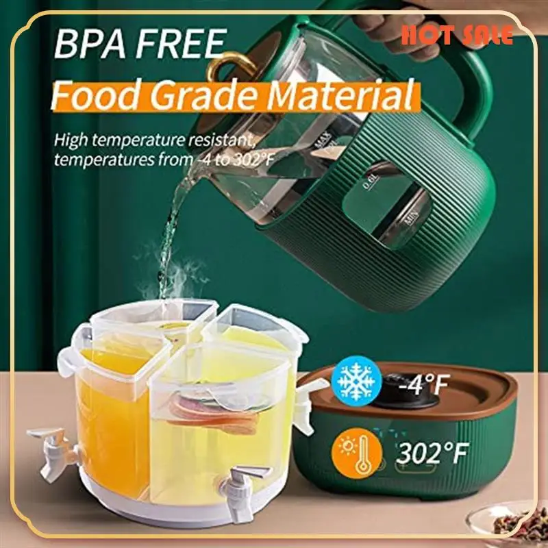 

ABFA Beverage Dispenser Plastic Dispenser Accessory Parts With Spigot 360° Removable With Dust-Proof Lid & Big Capacity