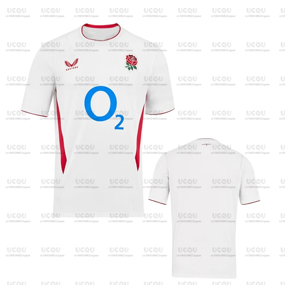 

25-26 Mens Home Rugby Jersey Clothes Sportswear Kids Children Tee England Performance T Shirt Gift Away Male Team Breathable Top