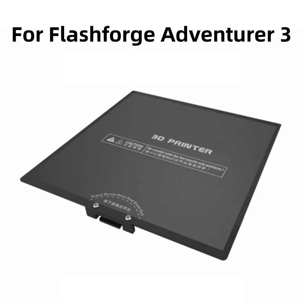 

3D Printer Heatbed Build Plate For Flashforge Adventurer 3 Accessory 3D Print Repair Parts 170MM Heatbed Plate