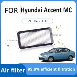 For Hyundai Accent 2006 2007 2008 2009 2010 28113-1G000 Air Filter Car High Flow Filter Intake Systems Engine Filter Accessory