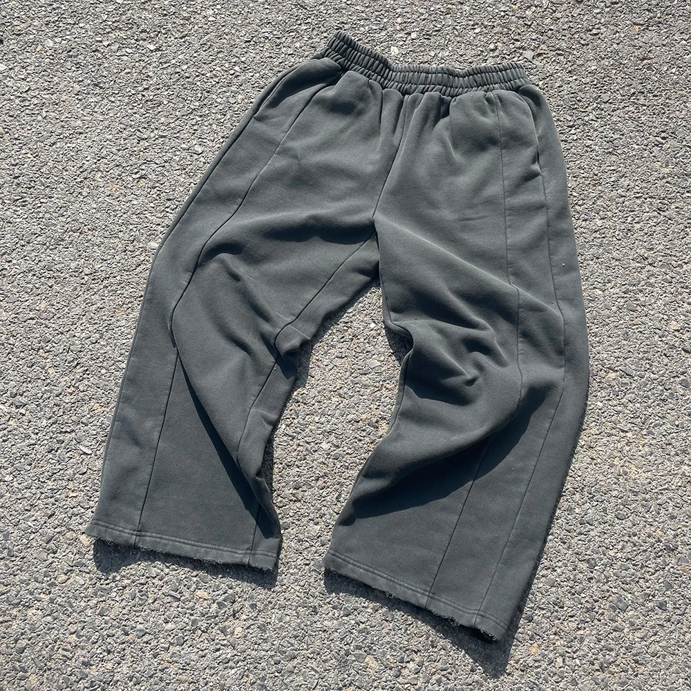 washed-out-vintage-elastic-waist-spring-pants-men-women-style-jazz-dance-subculture-long-trousers-casual-pure-color