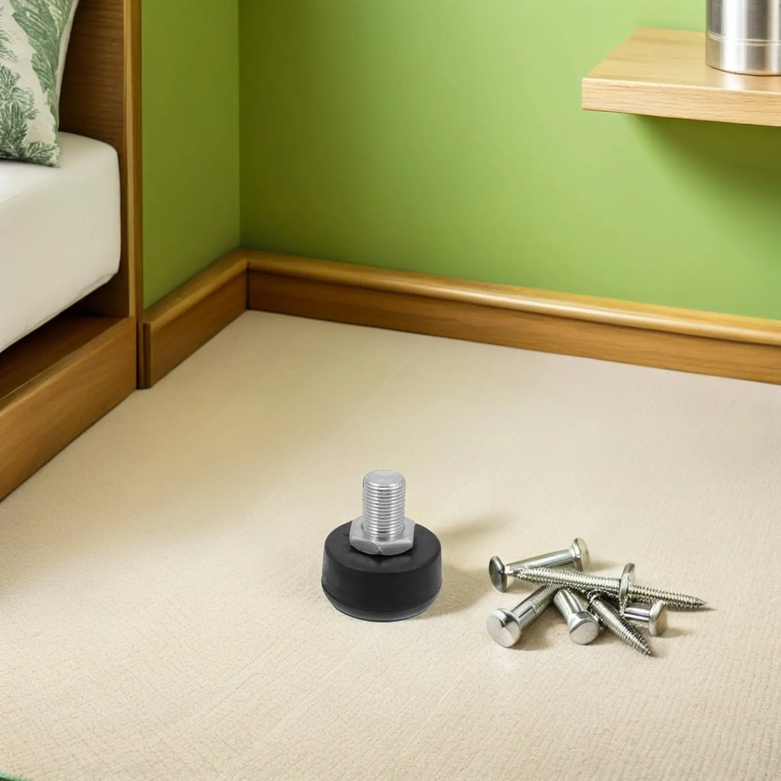 

4Pcs Roller Skate Brake Wear-Resistant Rubber Toe Stoppers for Quad Skates Stable Control Indoor Outdoor Use