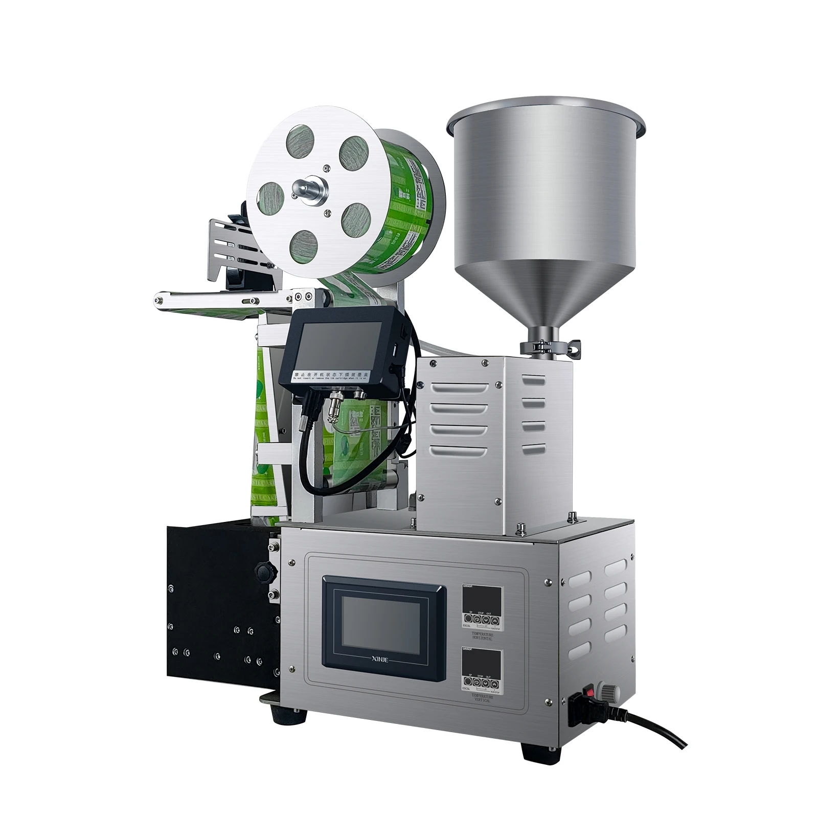 

DFJ-130P Многофункциональная машина для упаковки небольших пакетов с жидким соусом Простая в эксплуатации автоматическая машина для упаковки пищевых продуктов